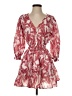 Kivari 100% Cotton Paisley Red Cocktail Dress Size 2 - photo 1