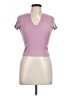 BDG Purple Short Sleeve Turtleneck Size L - photo 1
