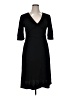 Boston Proper Solid Black Cocktail Dress Size 16 - photo 1