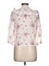 LoveShackFancy 100% Cotton Ivory 3/4 Sleeve Blouse Size 12 - photo 2