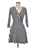 Bailey 44 Stripes Black Casual Dress Size M - photo 1