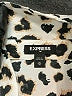 Express Outlet 100% Polyester Animal Print Ivory Sleeveless Blouse Size M - photo 7
