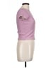 BDG Purple Short Sleeve Turtleneck Size L - photo 4