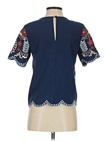 JOA Short Sleeve Blouse (view 2)