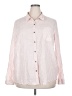 Natural Reflections 100% Cotton Stripes Pink Long Sleeve Button-Down Shirt Size XXL - photo 1
