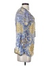Hale Bob Blue 3/4 Sleeve Blouse Size XS - photo 4