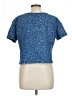 Requirements Blue Short Sleeve Top Size L (petite) - photo 2