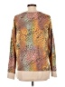 White Birch Animal Print Tan Pullover Sweater Size L - photo 2