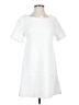 Bishop + Young Solid White Casual Dress Size S - photo 1