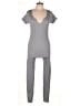 Basics Solid Gray Jumpsuit Size XL - photo 1