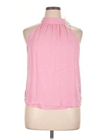Alice + Olivia Sleeveless Silk Top (view 1)