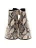 Torrid Snake Print Gray Gold Ankle Boots Size 8 1/2 - photo 2