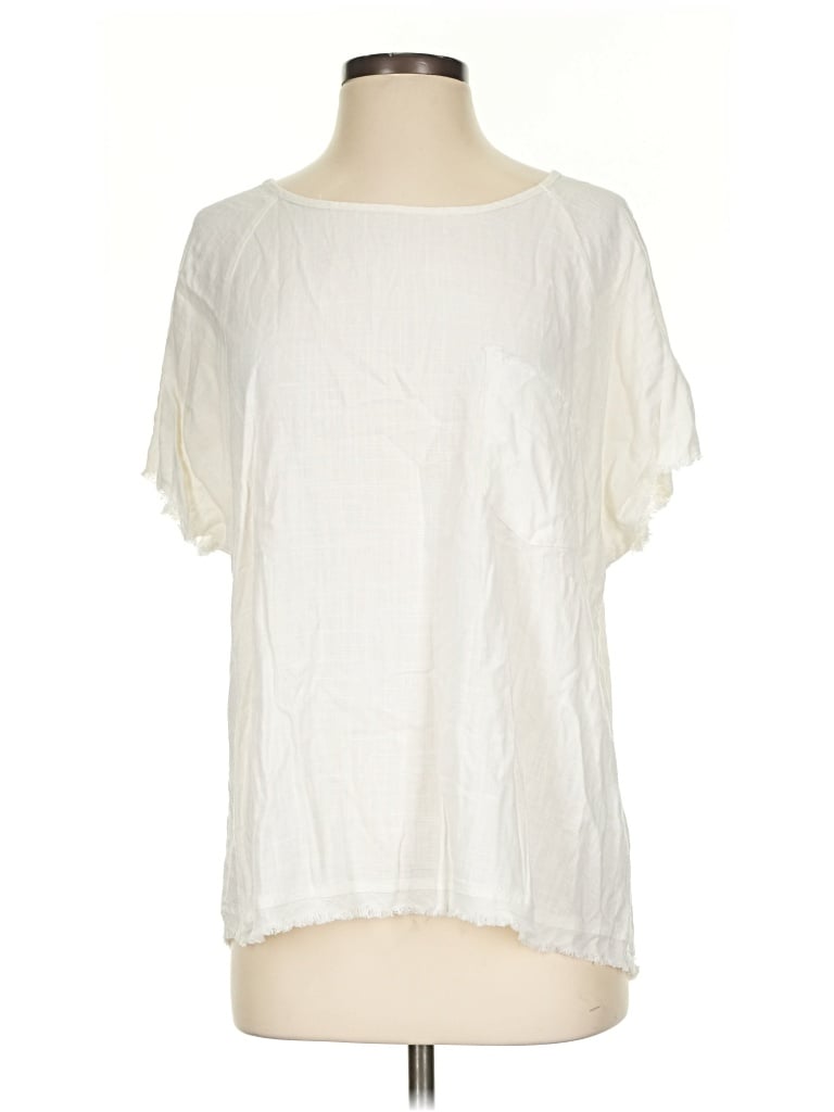 Pre-owned Umgee Short Sleeve T-shirt In Ivory
