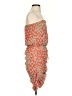 Bar III 100% Polyester Print Orange Cocktail Dress Size XS - photo 6