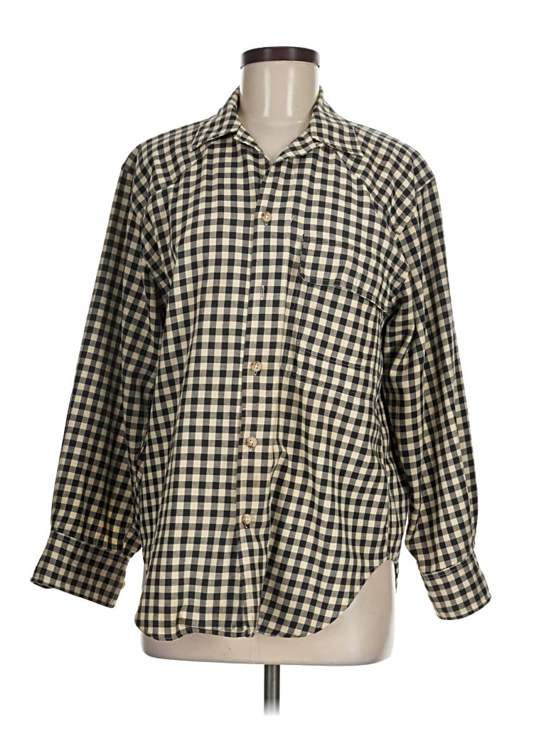 Pre-owned Ralph Lauren Long Sleeve Button Down Shirt In Tan