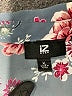 Iz Byer 100% Polyester Floral Gray Short Sleeve Blouse Size XL - photo 7
