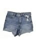 Good American Blue Denim Shorts Size 6 - photo 1