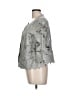 Peter Nygard 100% Leather Gray Jacket Size 12 - photo 5