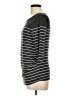 Laila Jayde Black Gray 3/4 Sleeve Top Size L - photo 5