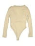 Boohoo 100% Polyester Tan Bodysuit Size 2 - photo 2