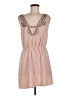 Ecote 100% Polyester Tan Casual Dress Size M - photo 1