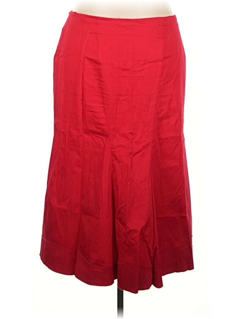 Pre-owned Ashley Stewart Formal Skirt In Red