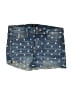Aqua Polka Dots Blue Denim Shorts Size 27 waist - photo 1