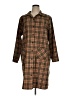 Notations Plaid Brown Ivory Casual Dress Size XL - photo 1