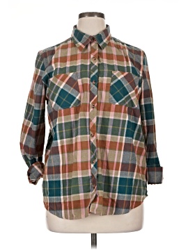 Natural Reflections Long Sleeve Button Down Shirt