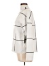Tahari Checkered-gingham White Turtleneck Sweater Size L - photo 5