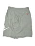 Nike 100% Cotton Graphic Gray Athletic Shorts Size S (kids) - photo 2
