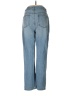 Shein 100% Cotton Graphic Blue Jeans Size 6 - photo 2