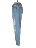 Shein 100% Cotton Graphic Blue Jeans Size 6 - photo 5