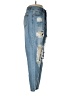 Shein 100% Cotton Graphic Blue Jeans Size 6 - photo 4