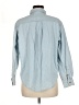 Zara Blue Long Sleeve Button-Down Shirt Size M - photo 2