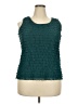 New Directions Teal Sleeveless Blouse Size 2X - photo 1