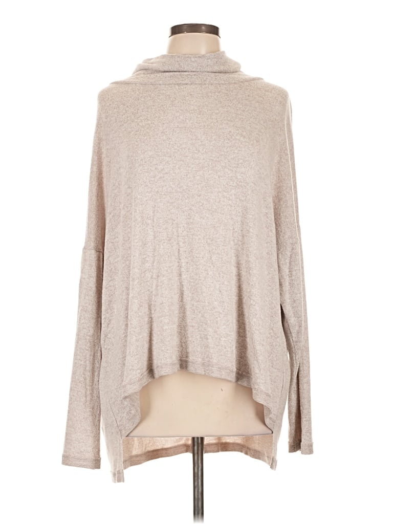 Pre-owned Altar'd State Turtleneck Sweater In Tan