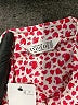 Studio Hearts Red 3/4 Sleeve Button-Down Shirt Size 28 - photo 6