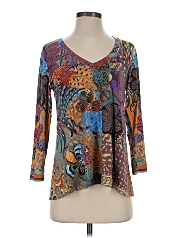 Johnny Was 3/4 Sleeve Top (view 1)