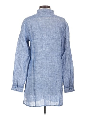 Garnet Hill 3/4 Sleeve Button-Down Shirt (view 2)