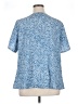 BLOOMCHIC Blue Short Sleeve Blouse Size 14 - 16 - photo 2