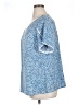 BLOOMCHIC Blue Short Sleeve Blouse Size 14 - 16 - photo 5