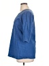 Assorted Brands 100% Cotton Blue 3/4 Sleeve Top Size 2X (estimated) - photo 5