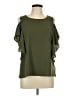 Bobeau Green Short Sleeve Top Size L - photo 1
