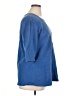 Assorted Brands 100% Cotton Blue 3/4 Sleeve Top Size 2X (estimated) - photo 4