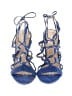 Ivanka Trump 100% Leather Blue Sandals Size 8 - photo 2
