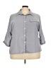 Emery Rose Gray 3/4 Sleeve Blouse Size XXL - photo 1