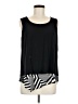 Joseph Ribkoff 100% Polyester Black Sleeveless Blouse Size 6 - photo 1