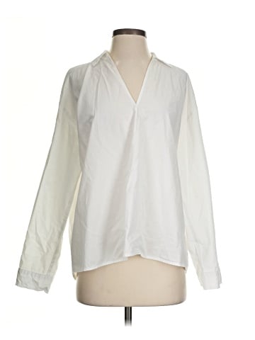 Velvet Long Sleeve Blouse (view 1)