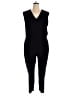 Eileen Fisher Solid Black Jumpsuit Size XL - photo 1
